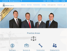 Tablet Screenshot of gerberslaw.com